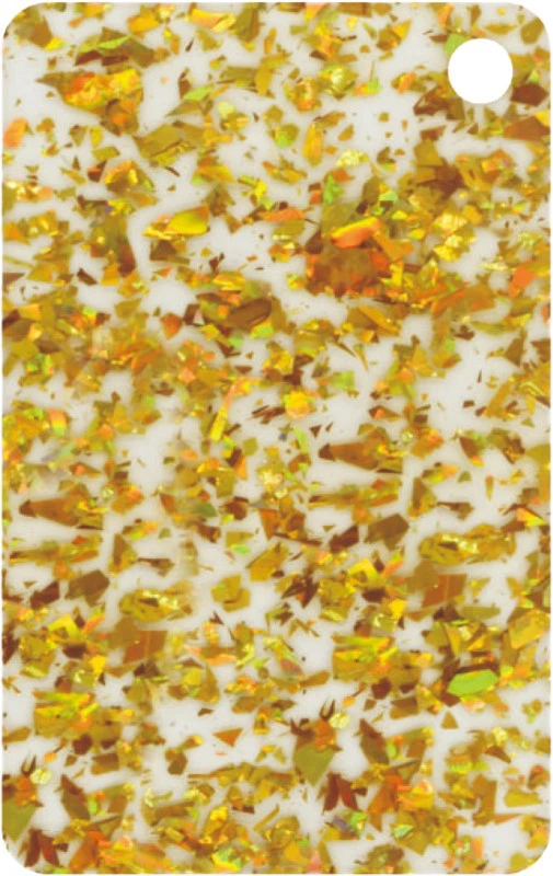 Colored sequined plate Colored sequined plate