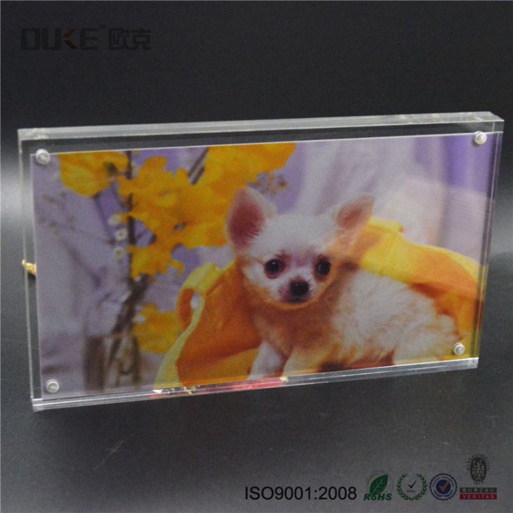 Magnetic Acrylic Block Frames Photo Block Picture Frame